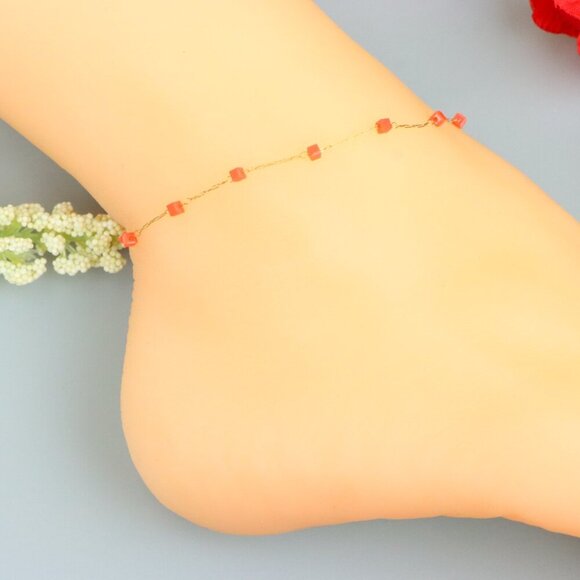 Handmade Anklet – A Stylish Choice for Women, Thoughtful Gift Idea, EVCH1424 - Picture 5 of 10
